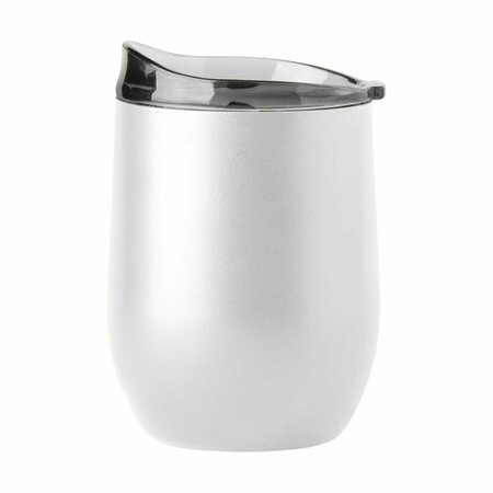 PERRO CHINO 16 oz Plain White Powder Coat Curved Beverage Can PE3032206